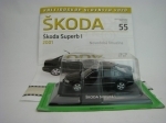 Časopis s modelem Škoda Superb I 2001 Black 1:43 Atlas DeAgostini 